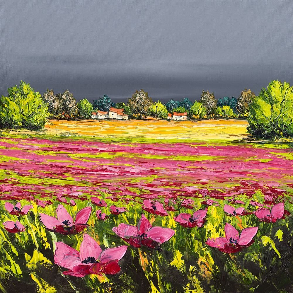 Les pavots art print by Frederic Flanet for $57.95 CAD