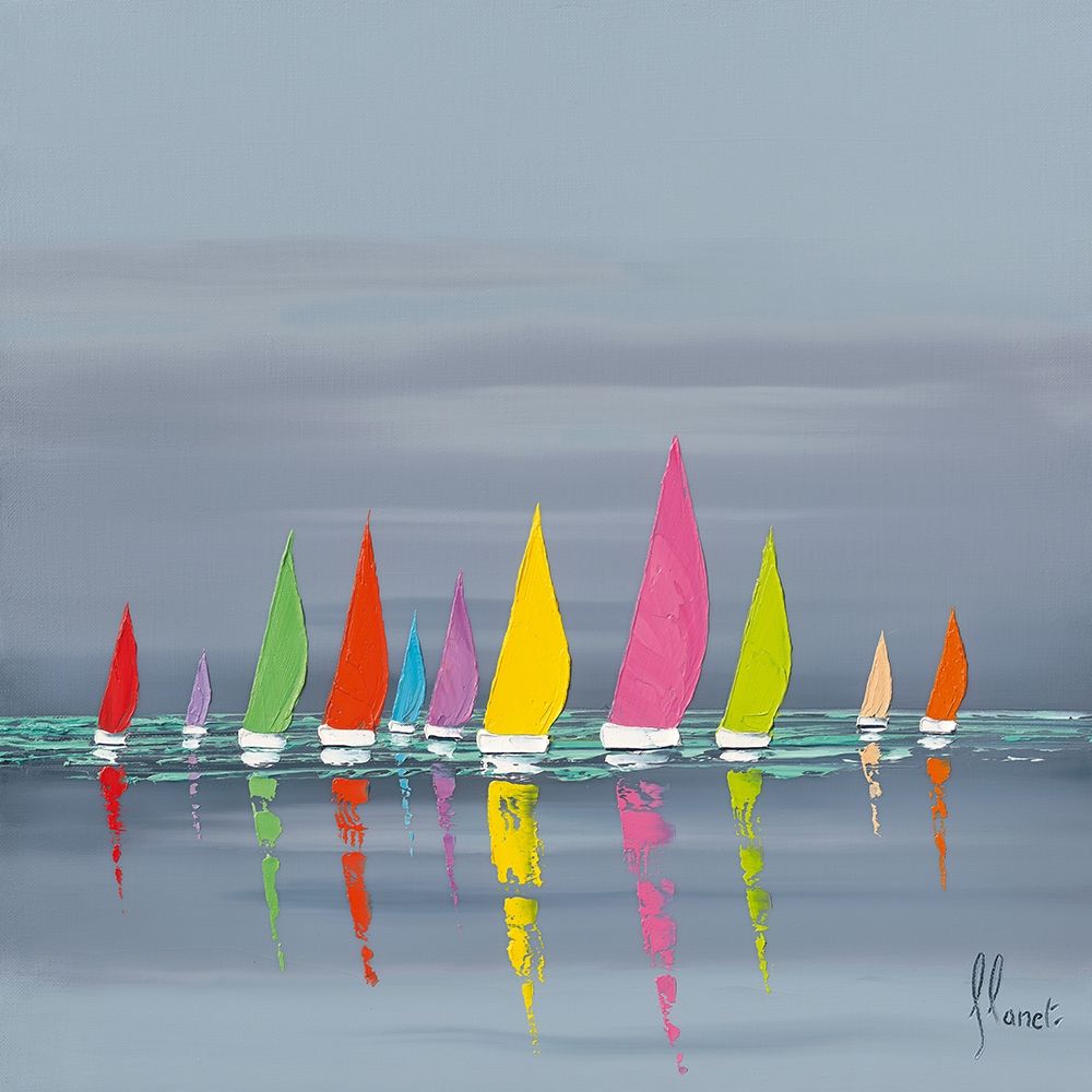Regate art print by Frederic Flanet for $57.95 CAD