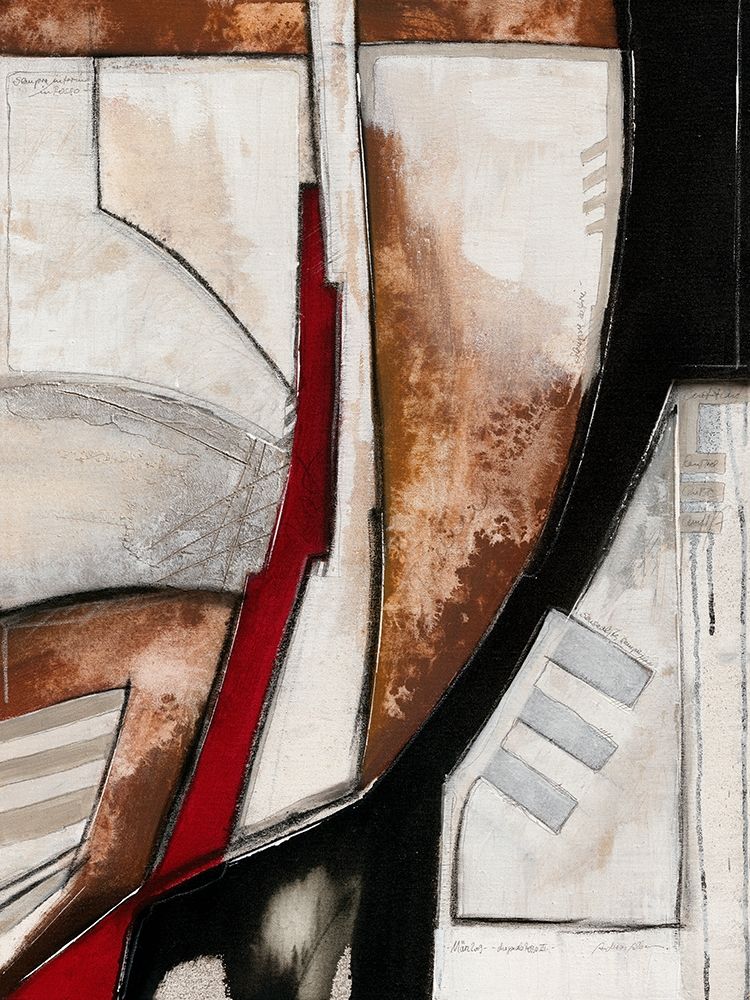 Diagonale rosso II art print by Andreas Alba for $57.95 CAD