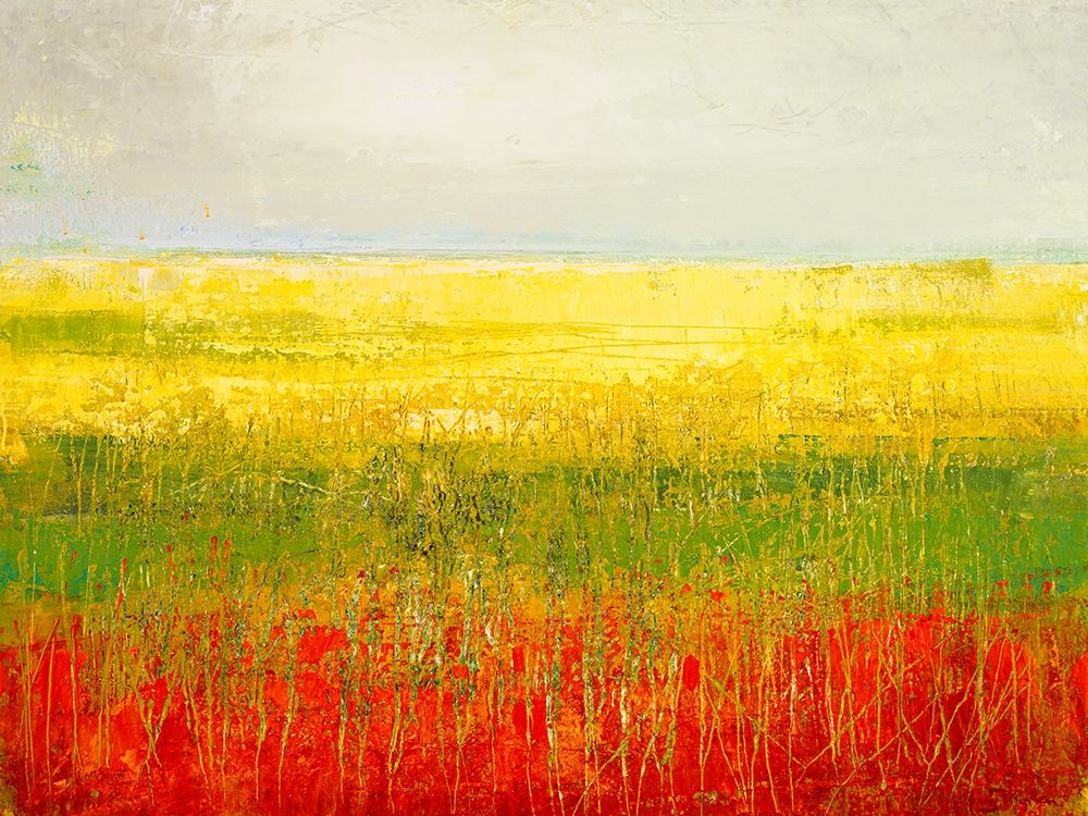 A Field of Marigolds art print by Jane Morten for $57.95 CAD
