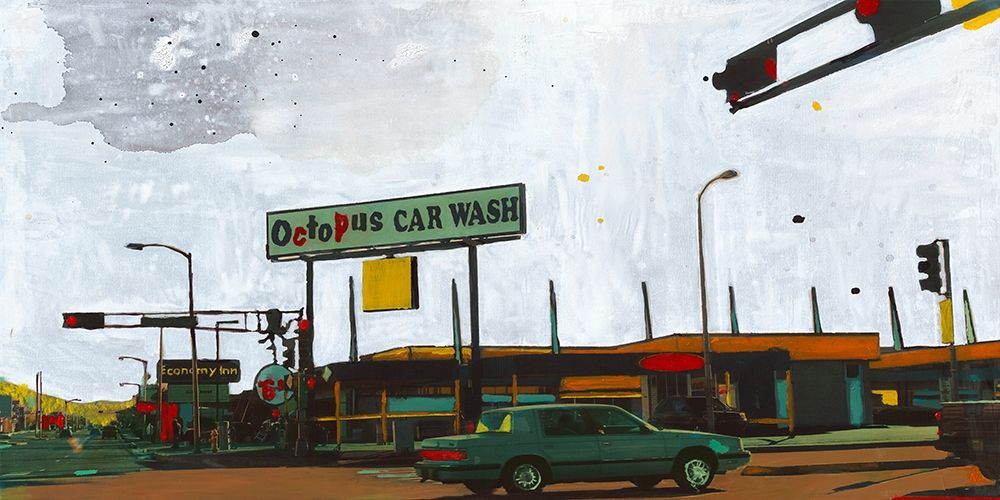 Octopus Car Wash Miami art print by Ayline Olukman for $57.95 CAD