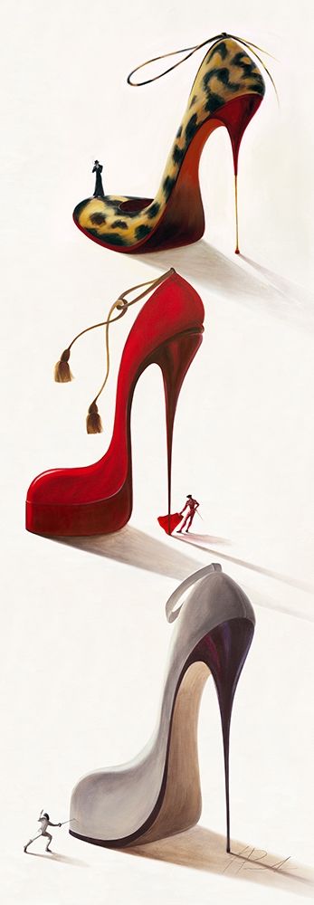 Highheels III art print by Inna Panasenko for $57.95 CAD