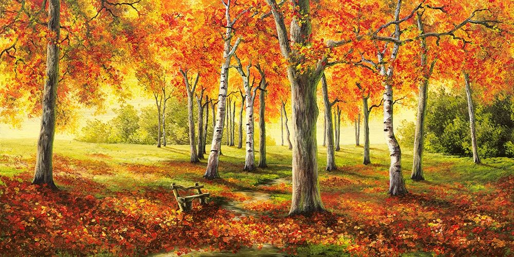 Herbststimmung art print by Cornelia Richter for $57.95 CAD