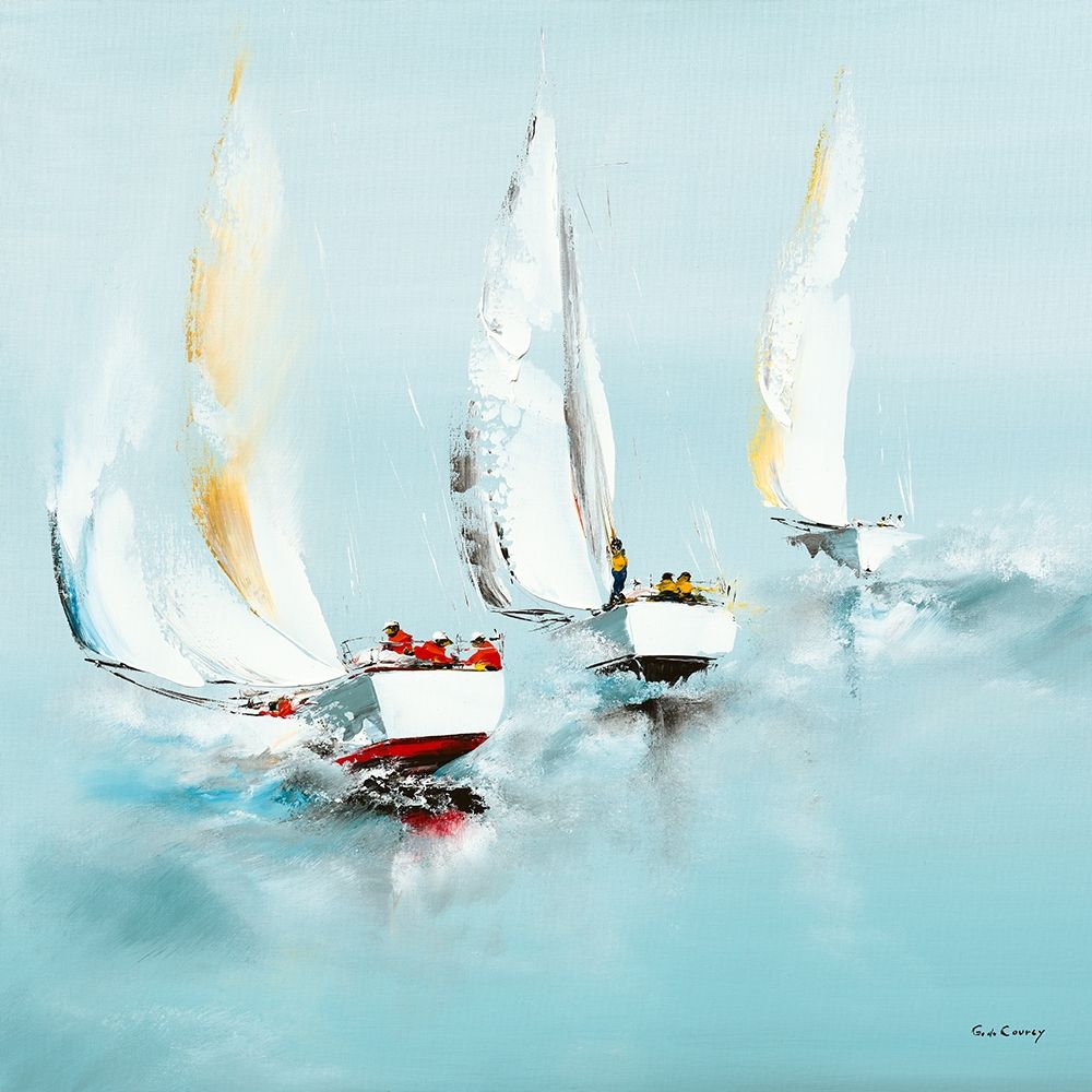 Grand largue art print by Gerard de Courcy for $57.95 CAD