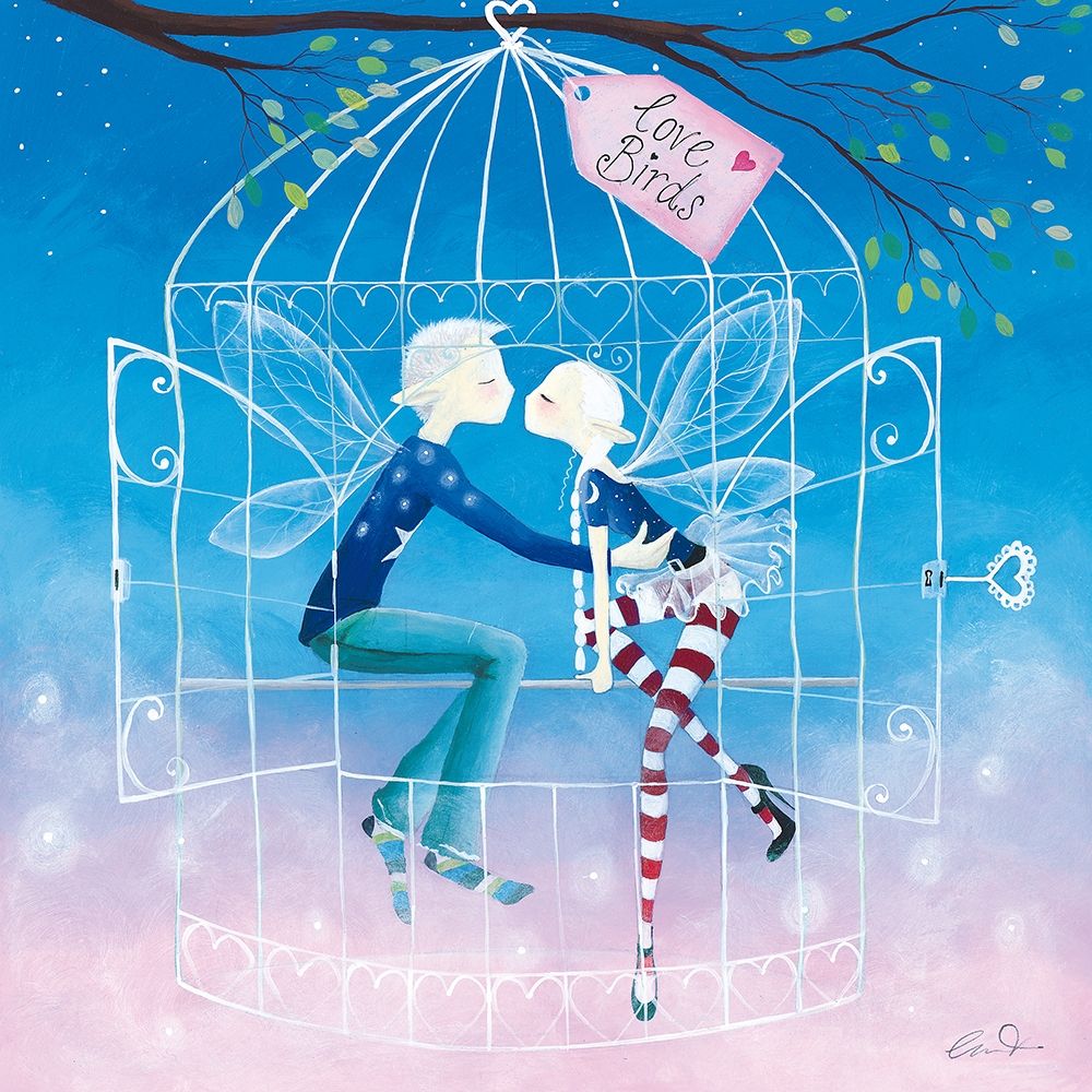 Love Birds art print by Lorrie McFaul for $57.95 CAD
