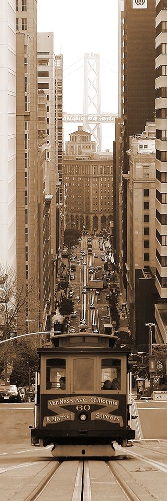 SF Cable Car art print by Aurelien Terrible for $57.95 CAD