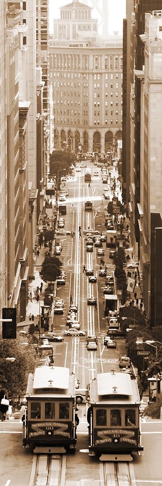Two Cable Cars art print by Aurelien Terrible for $57.95 CAD