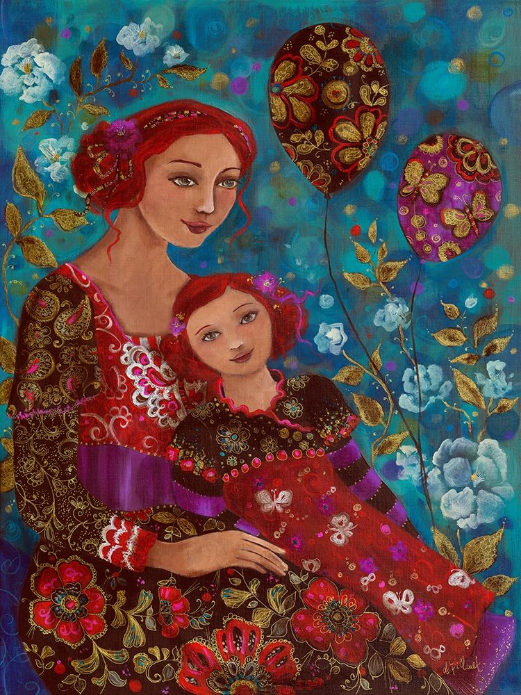 Nos jours fleuris art print by Loetitia Pillault for $57.95 CAD