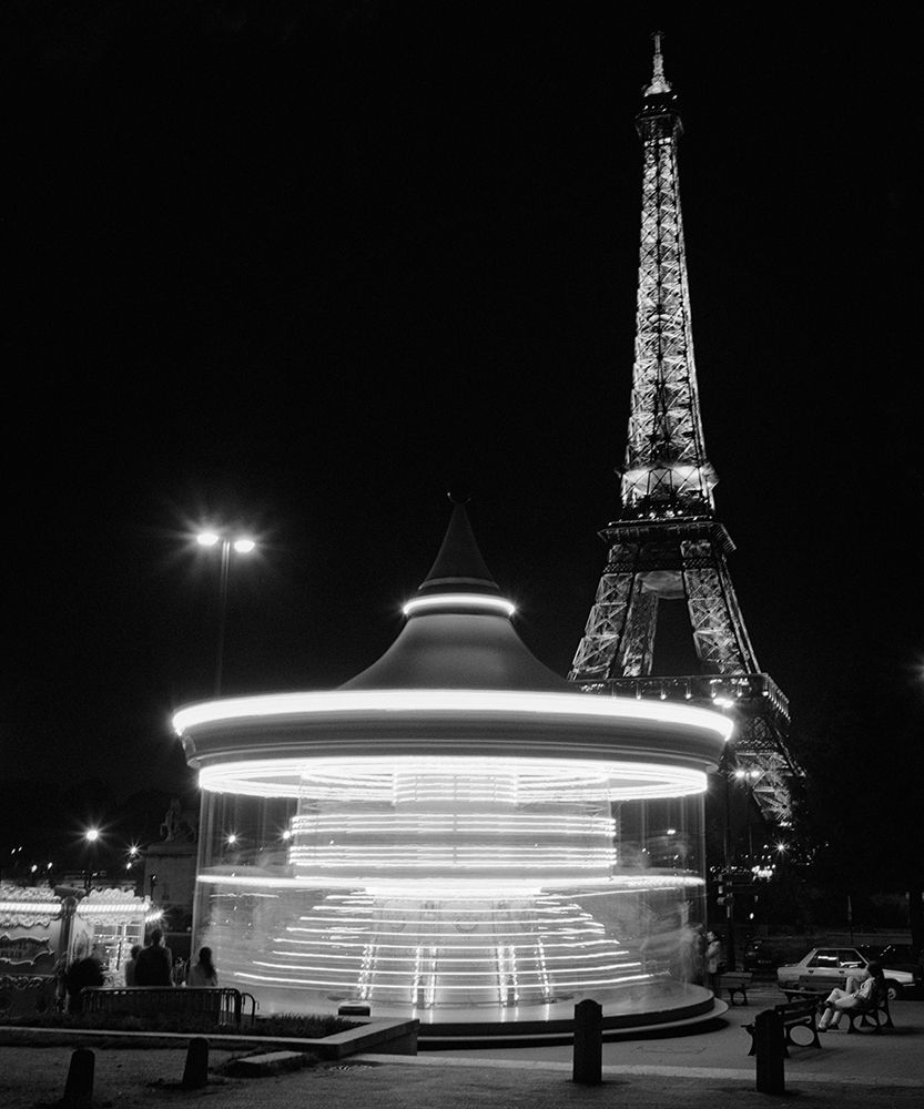 Eiffel Tower Merry Go Round art print by Dave Butcher for $57.95 CAD