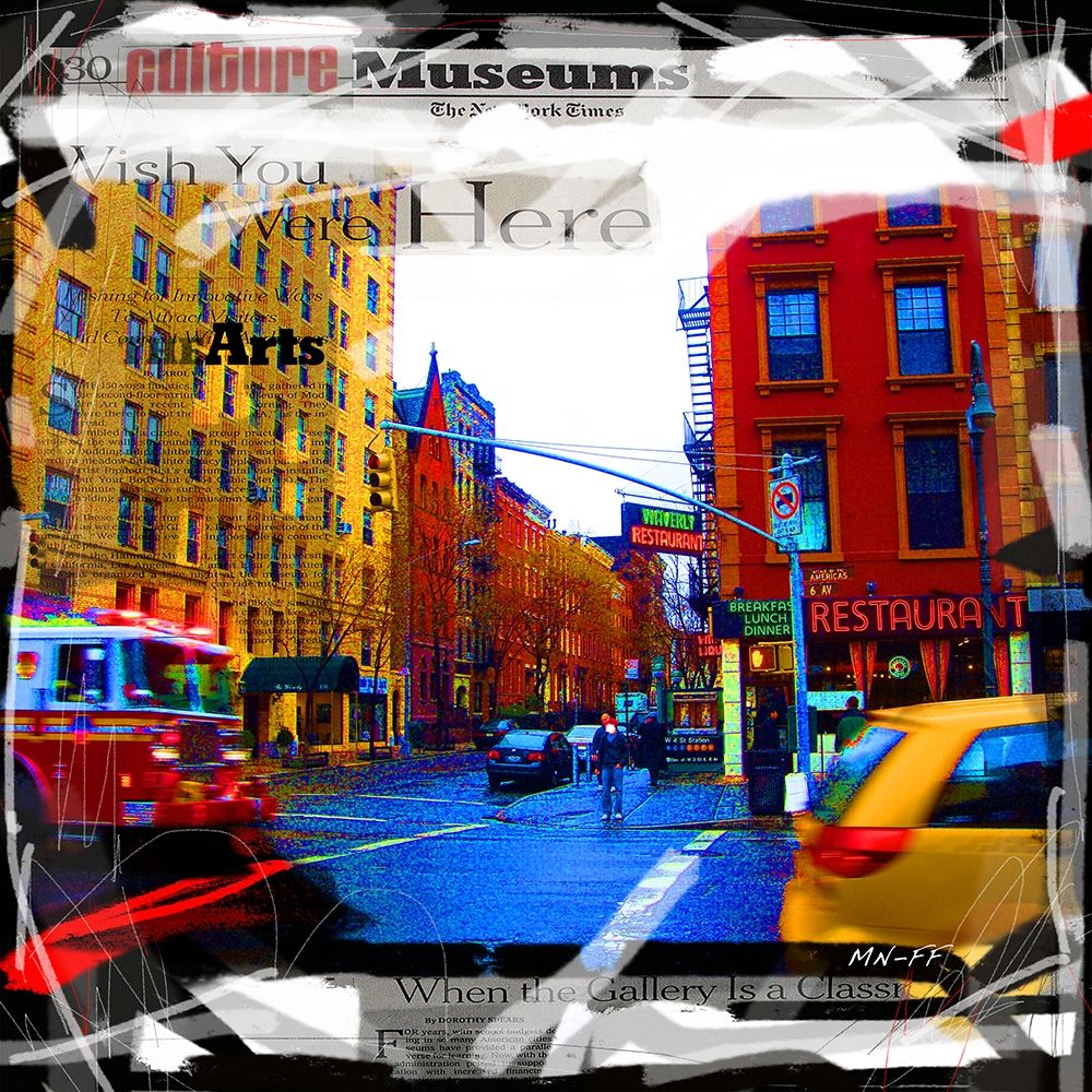 Camion de pompier New York art print by MN.FF for $57.95 CAD