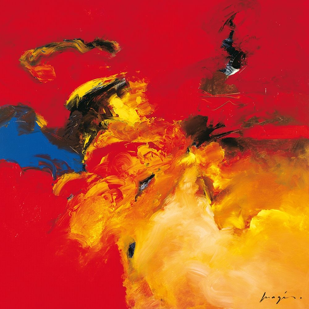 Rouge - Bleu art print by Pascal Magis for $57.95 CAD