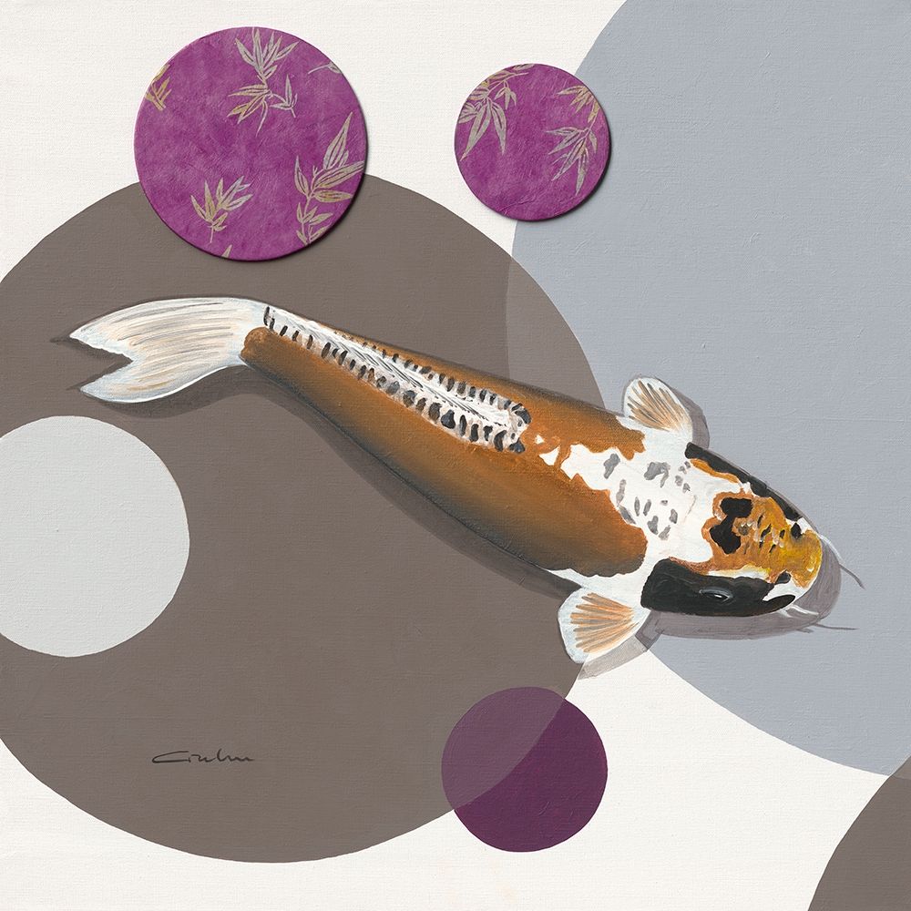 Koi Vio Spots I art print by Nicole Gruhn for $57.95 CAD