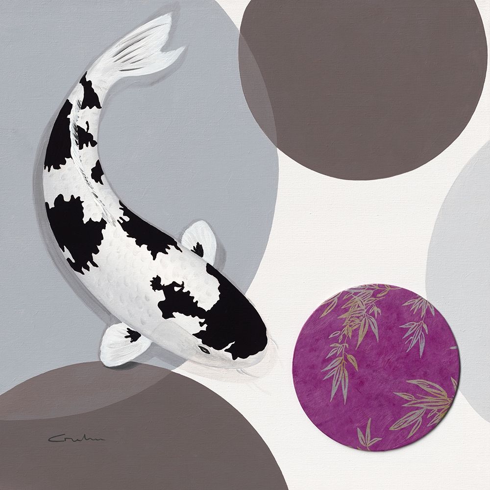 Koi Vio Spots II art print by Nicole Gruhn for $57.95 CAD