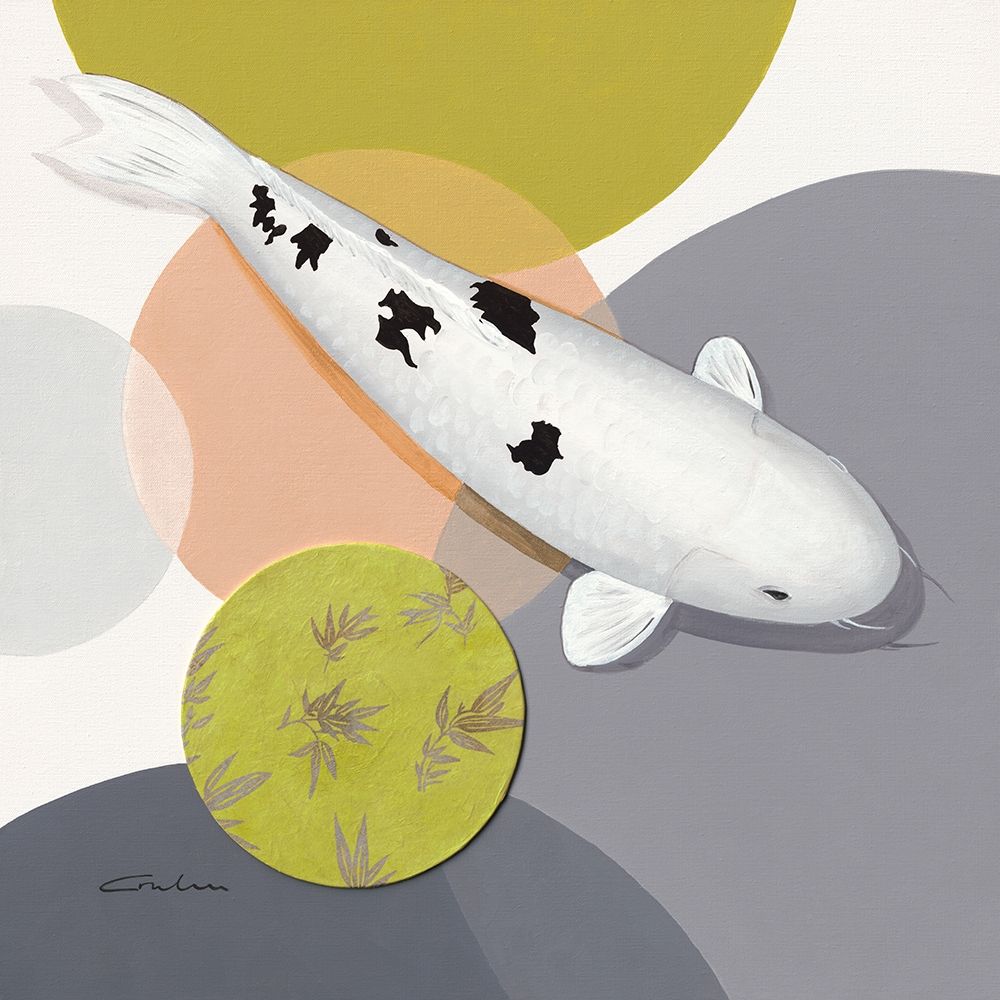Koi Harmony Bekko art print by Nicole Gruhn for $57.95 CAD