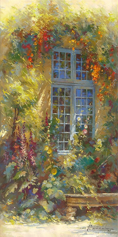 Jeu de fleurs art print by Johan Messely for $57.95 CAD