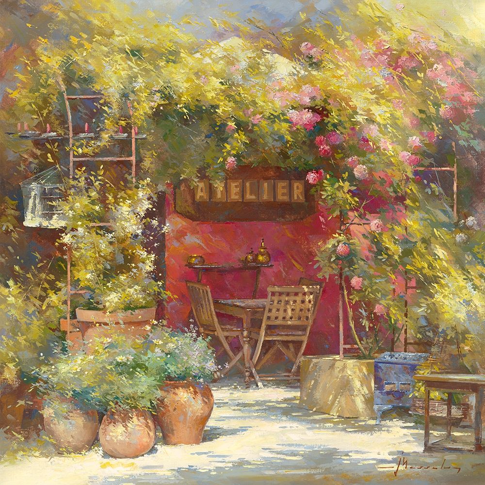 L atelier art print by Johan Messely for $57.95 CAD