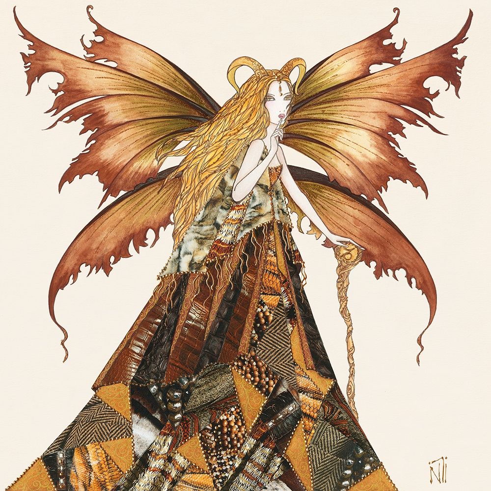 Fee du Capricorne art print by Johara for $57.95 CAD