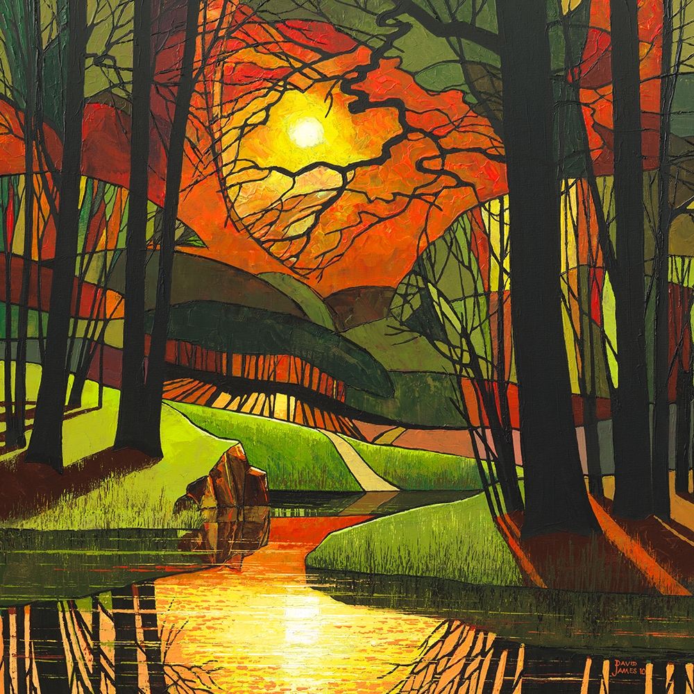 Evening Light art print by David James for $57.95 CAD