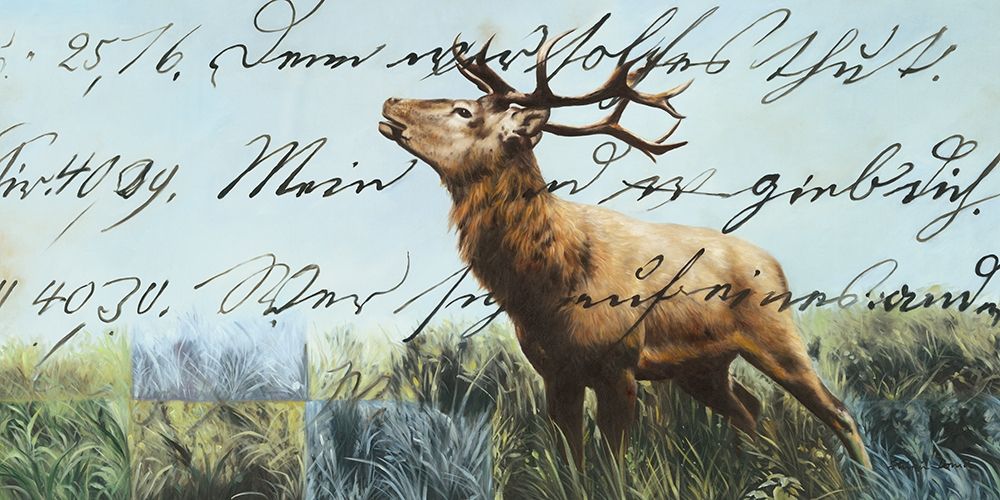 Hirsch II art print by Shirin Donia for $57.95 CAD