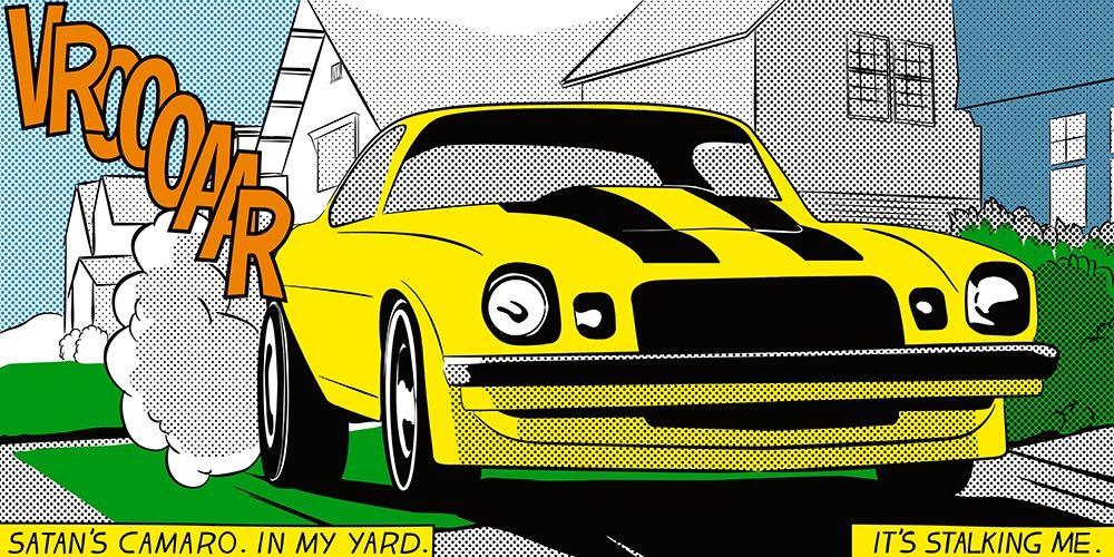 Satan s Camaro art print by Pierre Strapelias-PR for $57.95 CAD