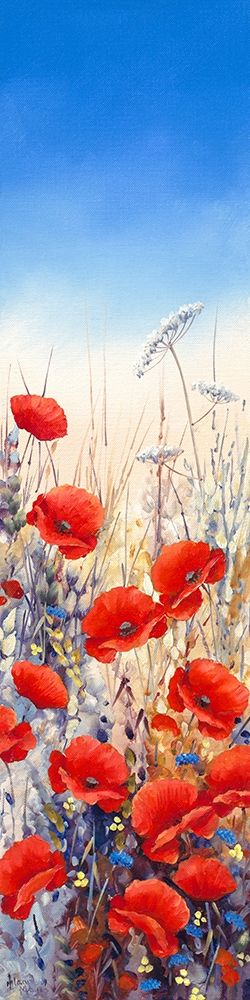 Poppy Field II art print by Hilary Mayes for $57.95 CAD