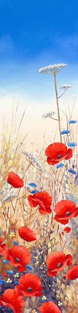 Poppy Field III art print by Hilary Mayes for $57.95 CAD