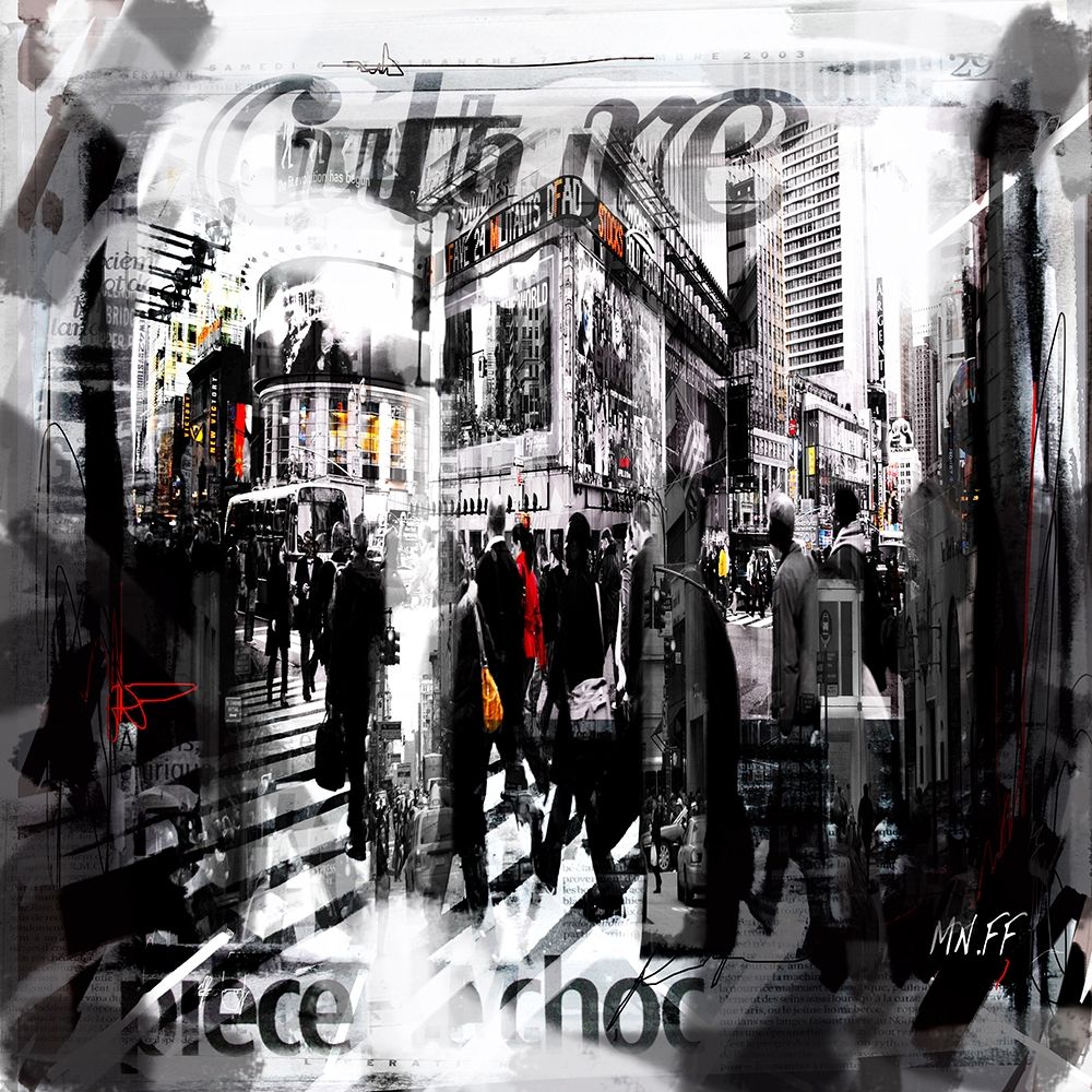 Rue dans New York art print by MN.FF for $57.95 CAD