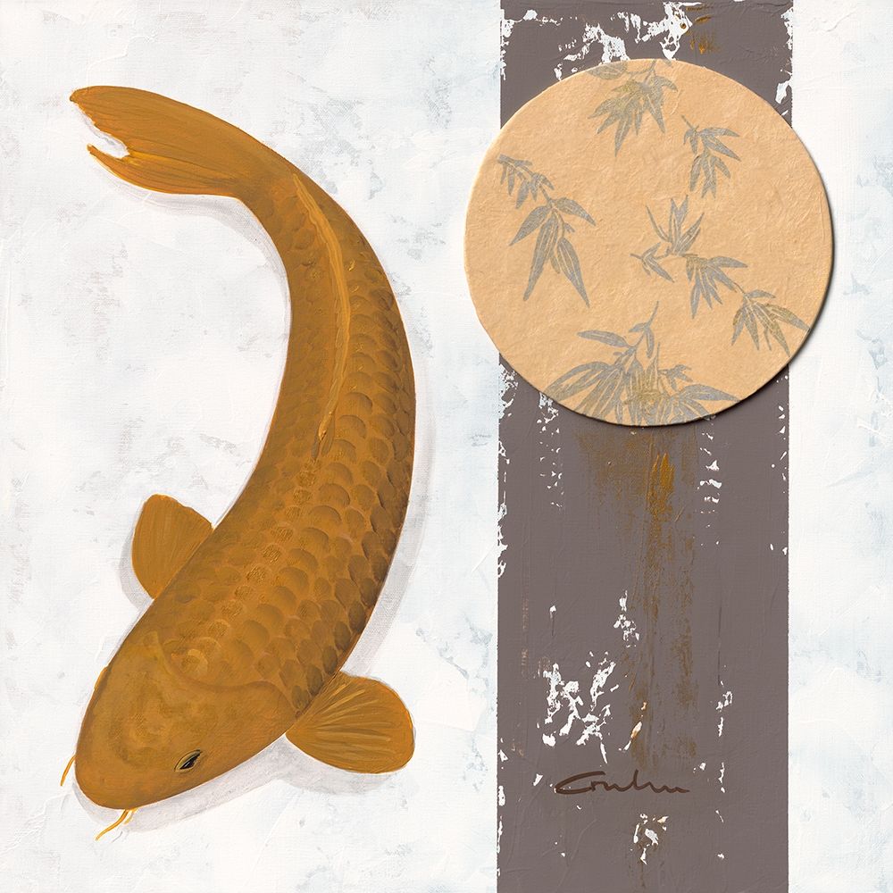 Koi Creme Spot II art print by Nicole Gruhn for $57.95 CAD