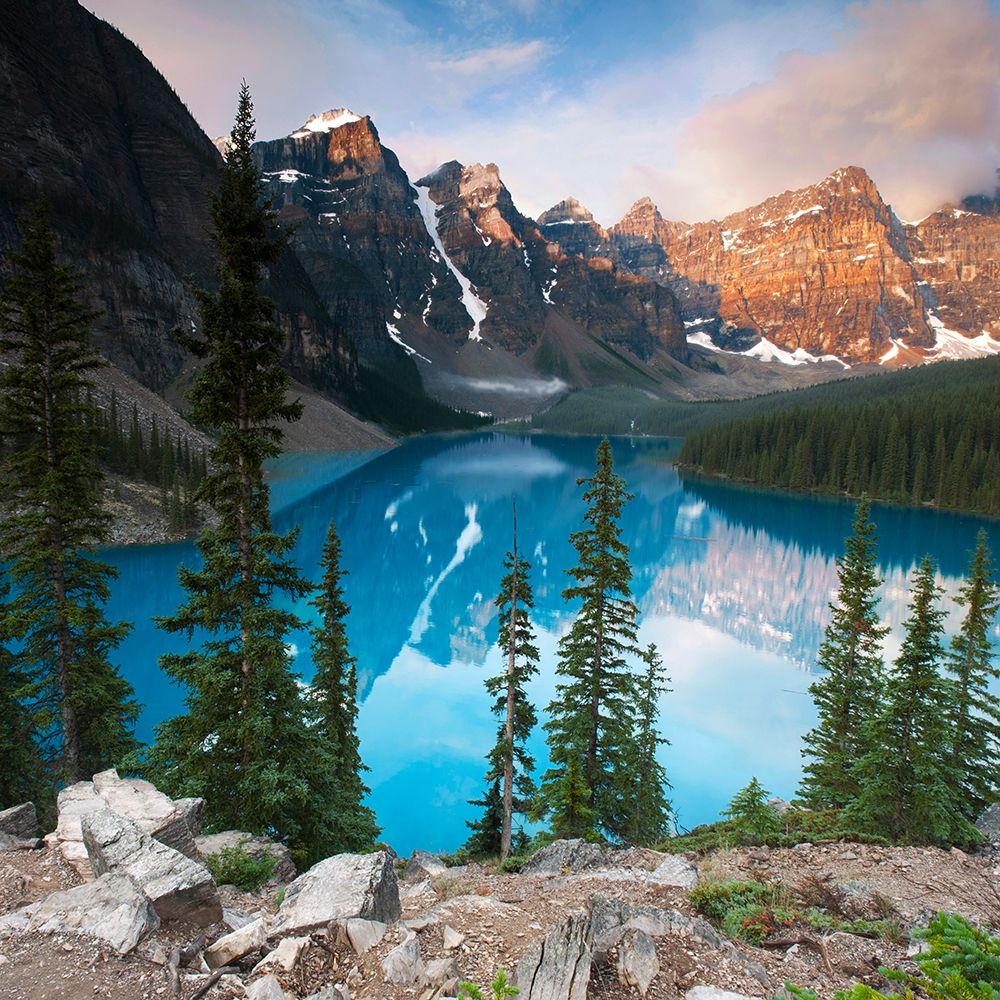 West Alberta - Moraine Lake art print by Ulf Brommelhorster for $57.95 CAD