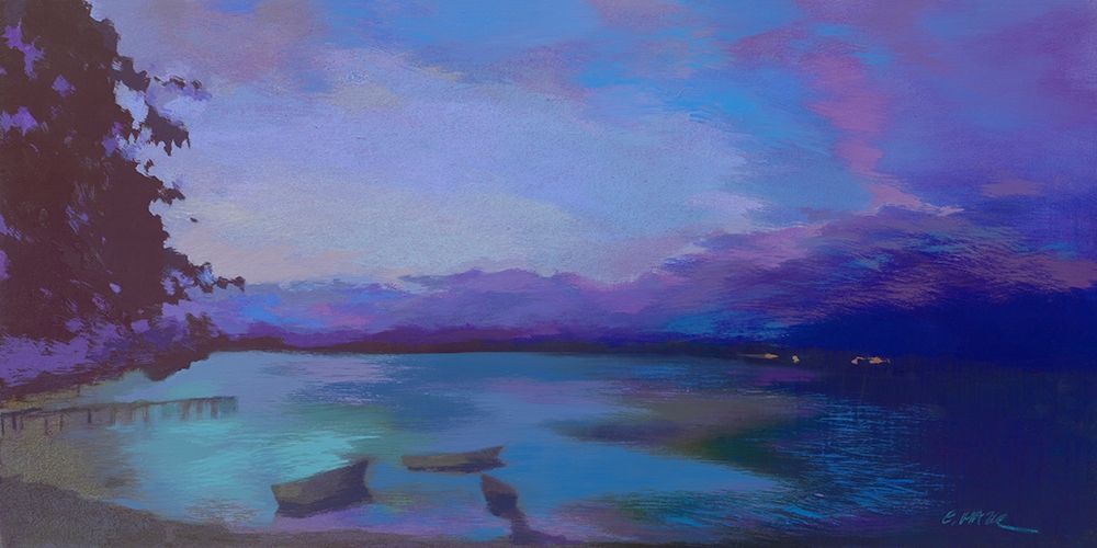 Grand Baie nuit IV art print by Ewa Mazur-Devaux for $57.95 CAD
