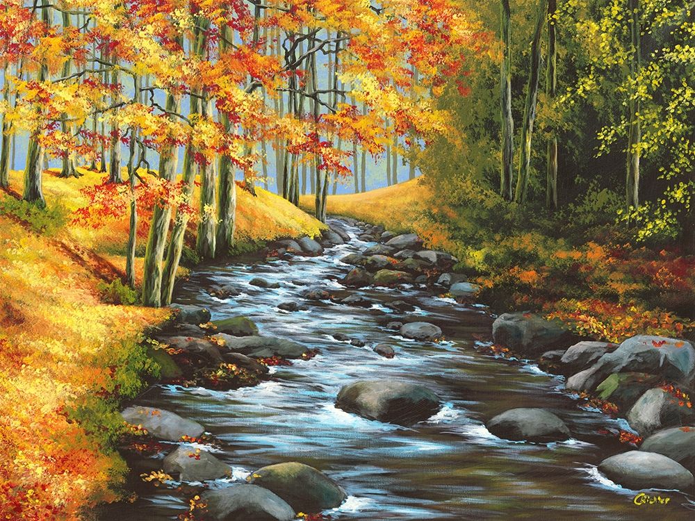 Durch den Herbst art print by Cornelia Richter for $57.95 CAD