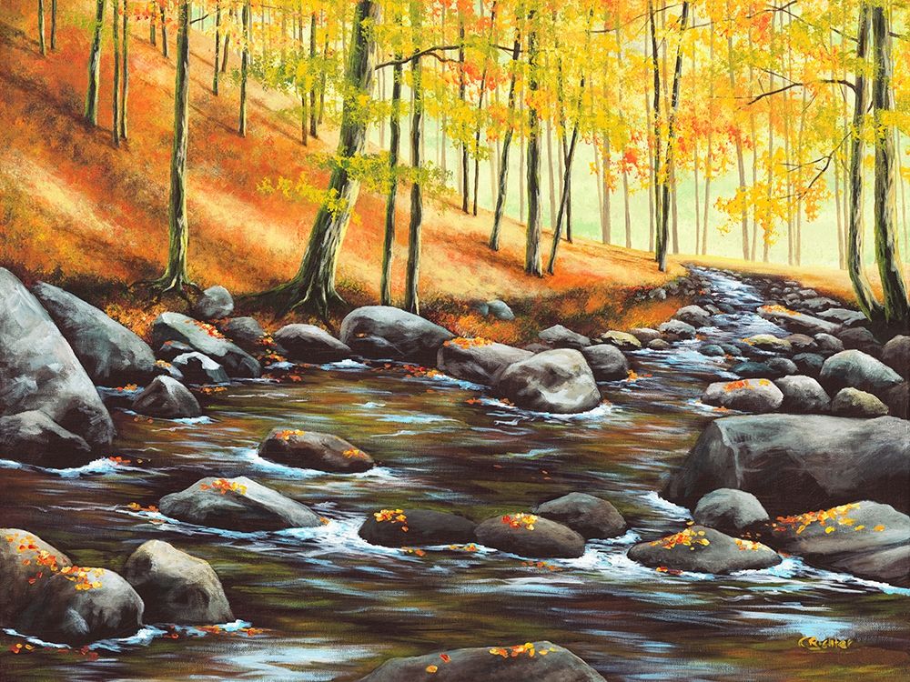 Von Stein zu Stein art print by Cornelia Richter for $57.95 CAD