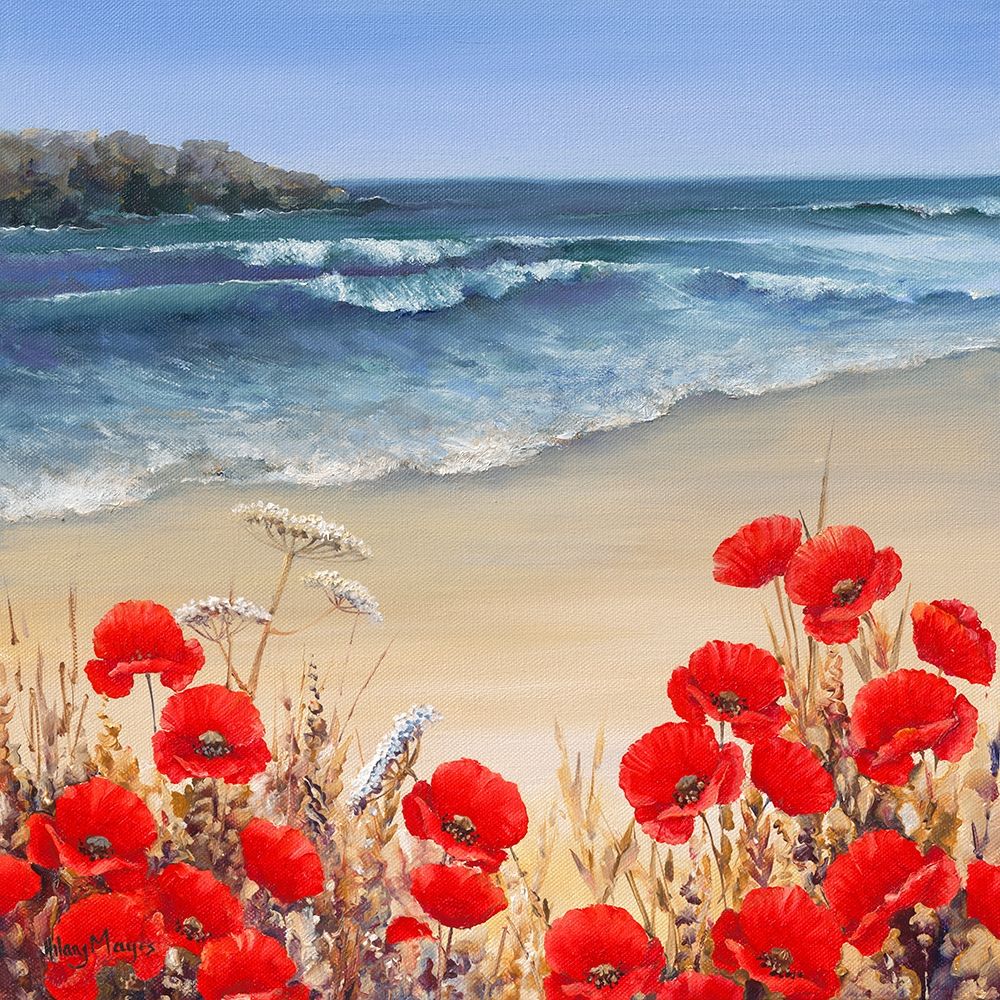 Poppy Tides art print by Hilary Mayes for $57.95 CAD