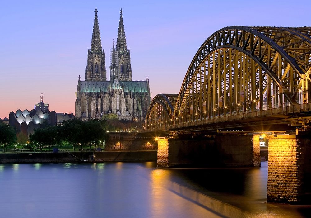 Kolner Dom mit Deutzer Brucke art print by Rolf Fischer for $57.95 CAD