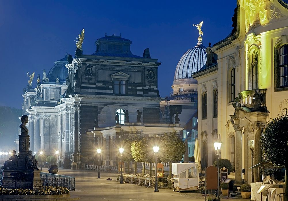 Dresden Bruhler Terrassen art print by Rolf Fischer for $57.95 CAD