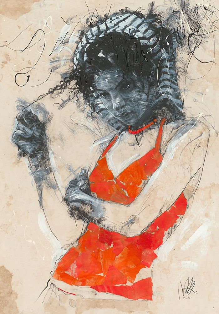 Playing with the Curls art print by Massimiliano Longo for $57.95 CAD