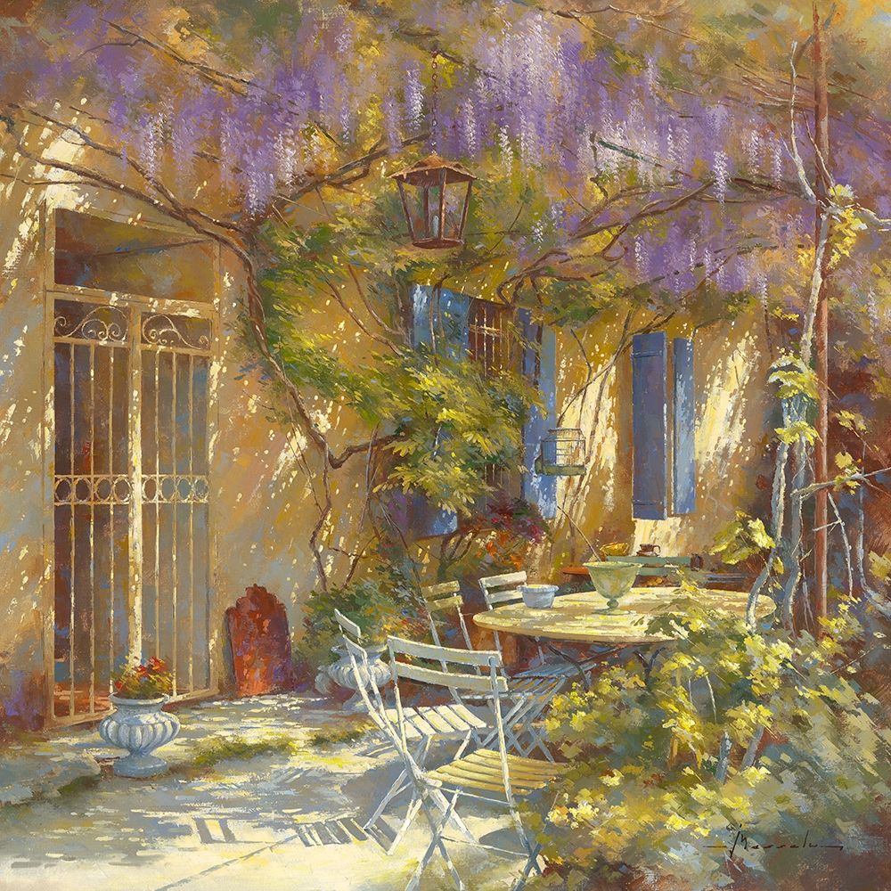 A la table de Michele art print by Johan Messely for $57.95 CAD