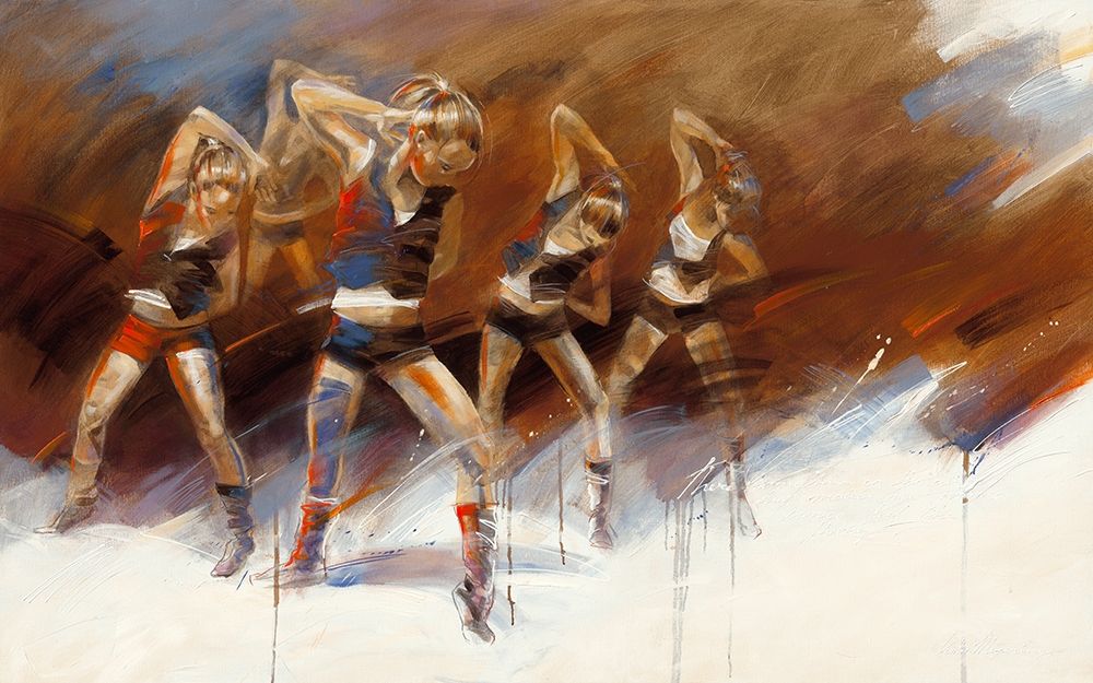 Dance up art print by Kitty Meijering for $57.95 CAD