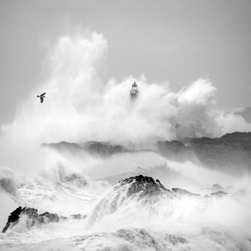 Storm in Cantabria art print by Marina Cano for $57.95 CAD