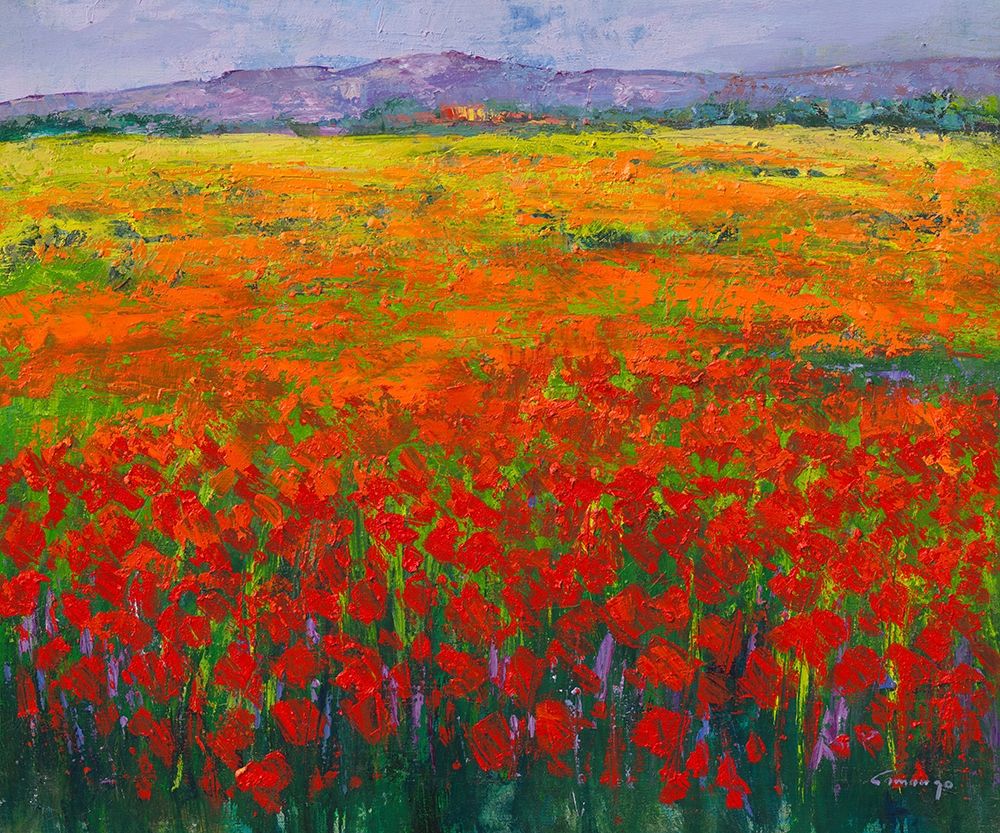 Mohnfeld art print by Jesus P. Camargo for $57.95 CAD