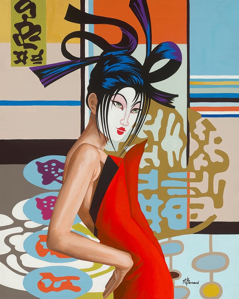 Miko art print by Anne Bernard for $57.95 CAD
