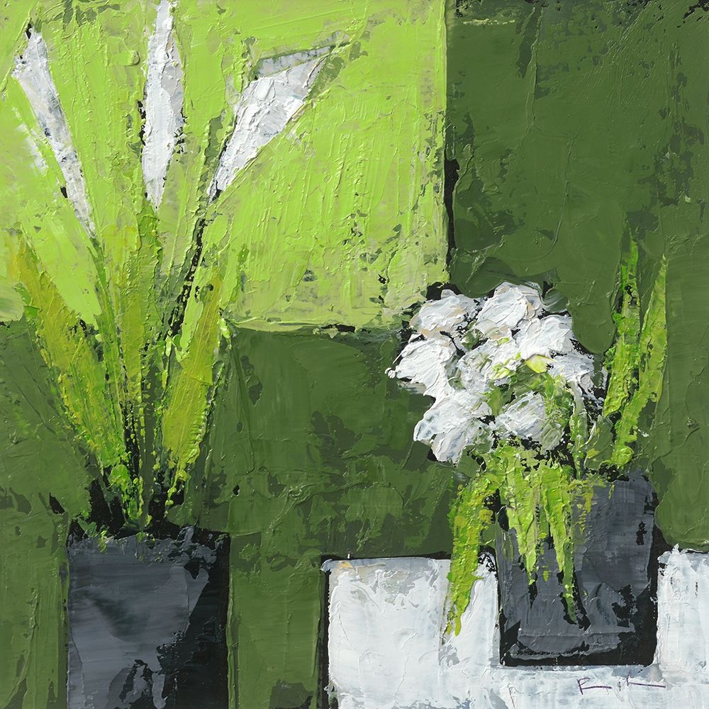 Arums et tulipes ensemble art print by Francoise Persillon for $57.95 CAD