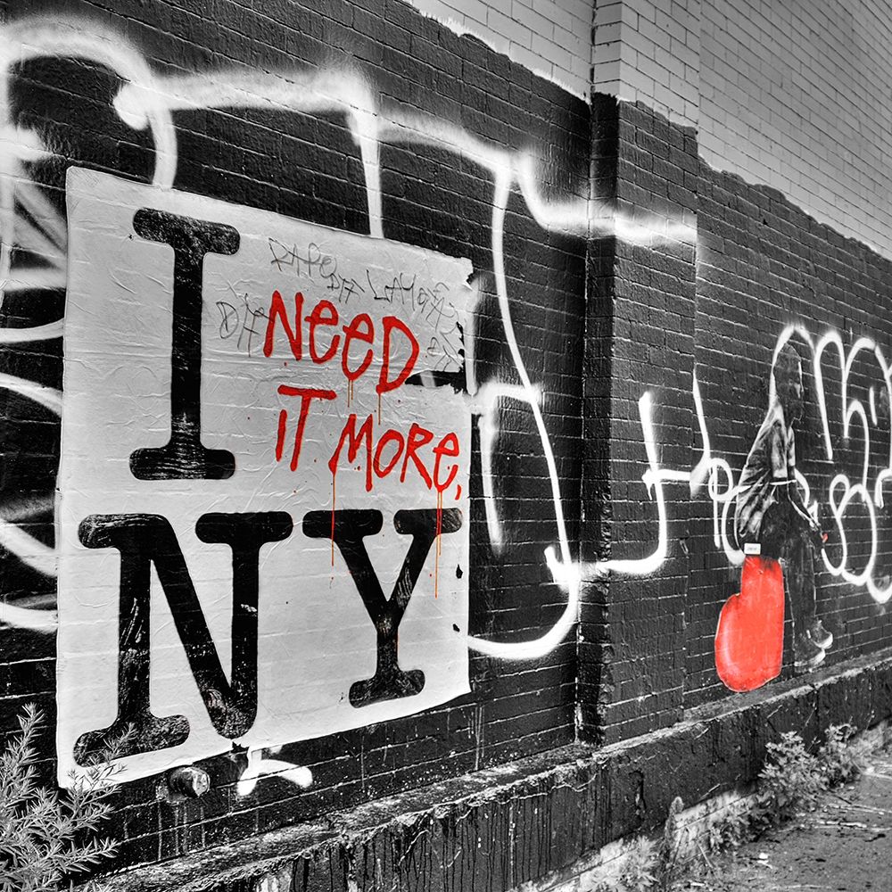 I Need it More NY art print by Aurelien Terrible for $57.95 CAD