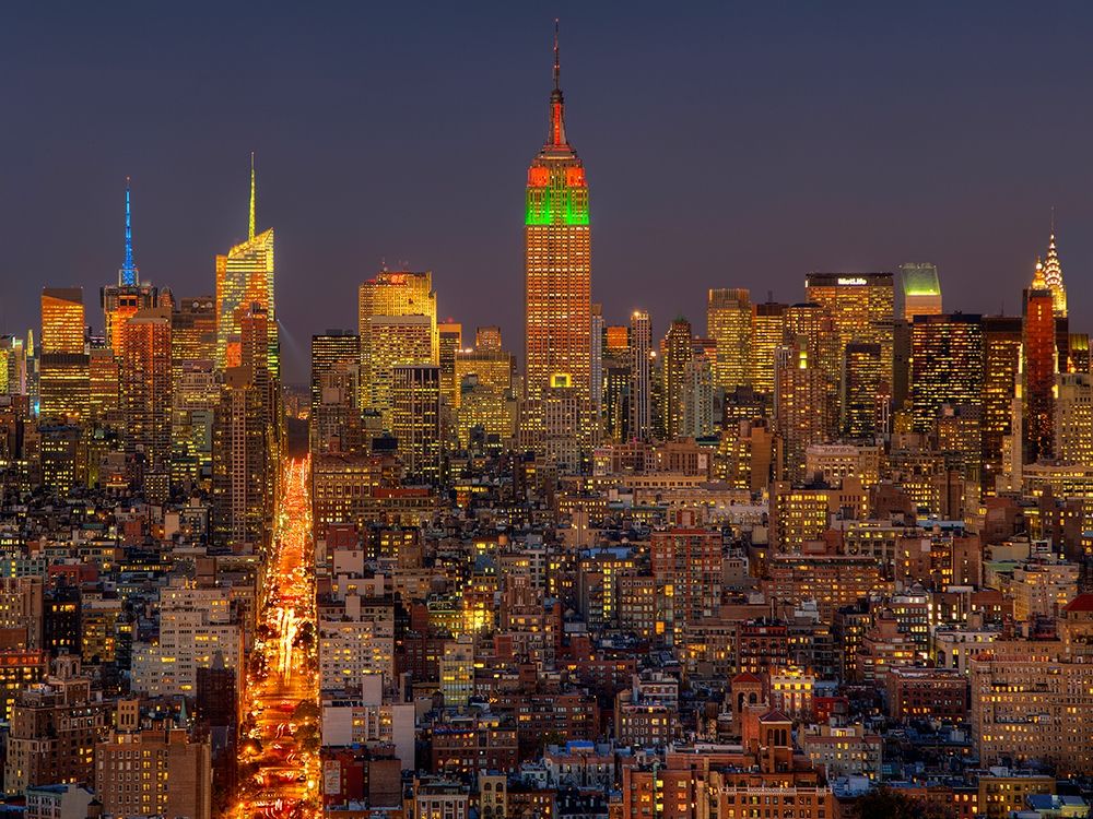 Skyline art print by Aurelien Terrible for $57.95 CAD