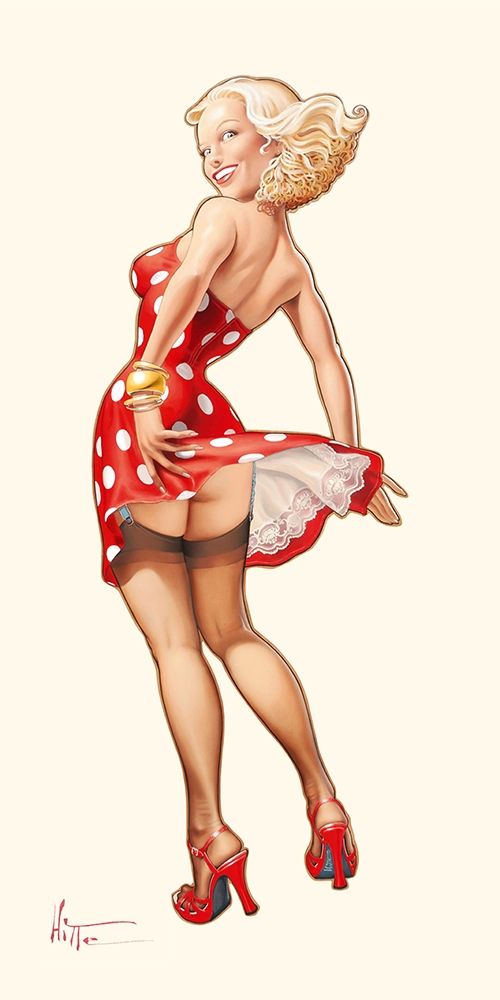 Blonde dans le vent art print by Patrick Hitte for $57.95 CAD
