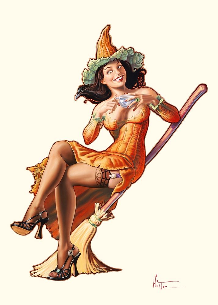 Le The de la sorciere art print by Patrick Hitte for $57.95 CAD