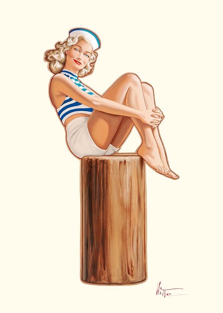 Marine art print by Patrick Hitte for $57.95 CAD
