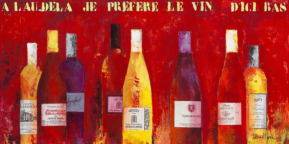 Selection de ma cave II art print by Francoise Persillon for $57.95 CAD