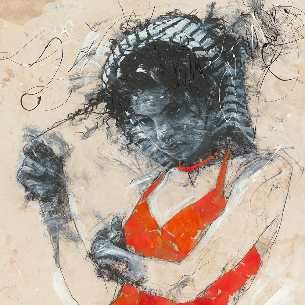 Playing with the Curls art print by Massimiliano Longo for $57.95 CAD