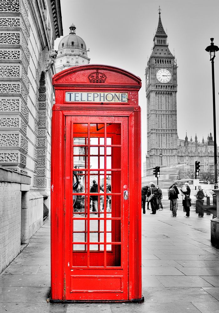 London Phone art print by Aurelien Terrible for $57.95 CAD